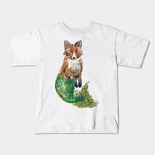 Fox Mermaid Kids T-Shirt